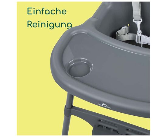 Стульчик для кормления Bebe Confort MEELY DARK GREY (2712551210), изображение 3 Стульчик для кормления Bebe Confort MEELY DARK GREY (2712551210), изображение 3