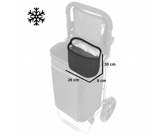 Сумка-тележка ShoppingCruiser Allround 41 л Black (930022), изображение 5 Сумка-тележка ShoppingCruiser Allround 41 л Black (930022), изображение 5