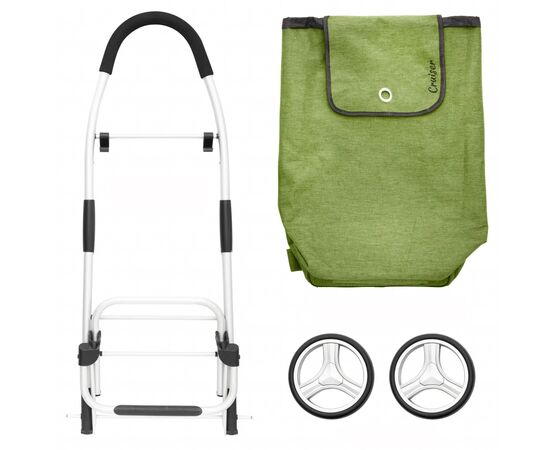 Сумка-тележка ShoppingCruiser Foldable 45 л Green (930021), изображение 5 Сумка-тележка ShoppingCruiser Foldable 45 л Green (930021), изображение 5