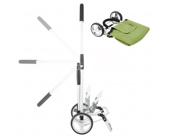 Сумка-тележка ShoppingCruiser Foldable 45 л Green (930021), изображение 7 Сумка-тележка ShoppingCruiser Foldable 45 л Green (930021), изображение 7