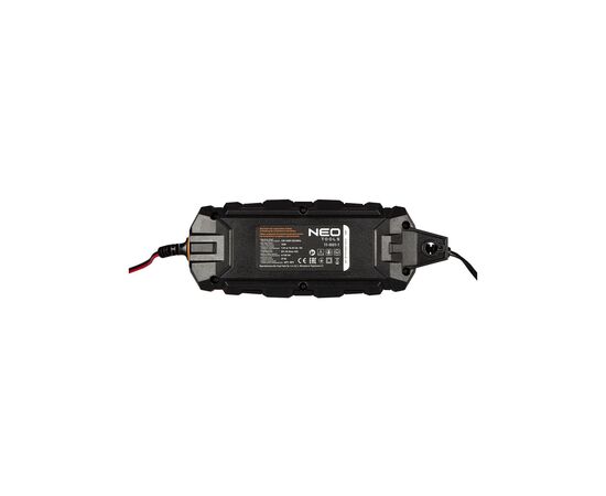 Зарядное устройство для автомобильного аккумулятора Neo Tools 4A/70Вт, 3-120Ah, для кислотних/AGM/GEL (11-891), изображение 3 Зарядное устройство для автомобильного аккумулятора Neo Tools 4A/70Вт, 3-120Ah, для кислотних/AGM/GEL (11-891), изображение 3