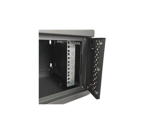 Шкаф настенный Eserver 4U 19" 600х350х284 (Ш*Г*В), стекло, чёрная (ES-Е435B), изображение 5 Шкаф настенный Eserver 4U 19" 600х350х284 (Ш*Г*В), стекло, чёрная (ES-Е435B), изображение 5