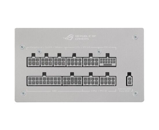 Блок питания ASUS 1000W ROG Strix PCIE5 Gold Aura White Edition (90YE00P5-B0NA00), изображение 8 Блок питания ASUS 1000W ROG Strix PCIE5 Gold Aura White Edition (90YE00P5-B0NA00), изображение 8
