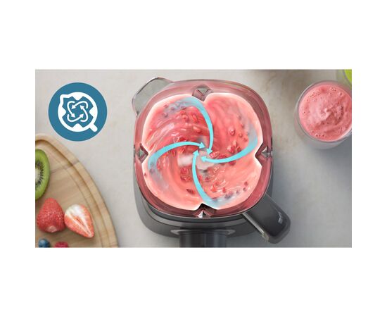 Блендер Philips стаціонарний Series 5000, 1000Вт, чаша-2000мл, сірий (HR3020/20), изображение 7 Блендер Philips стаціонарний Series 5000, 1000Вт, чаша-2000мл, сірий (HR3020/20), изображение 7