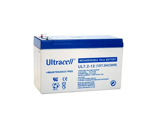 Батарея до ДБЖ Ultracell 12V-7.2Ah, AGM (UL7.2-12)