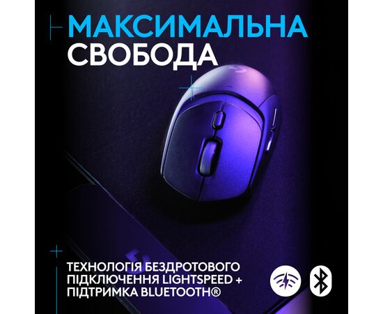 Мышка Logitech G309 Lightspeed Wireless/Bluetooth Black (910-007199), изображение 3 Мышка Logitech G309 Lightspeed Wireless/Bluetooth Black (910-007199), изображение 3