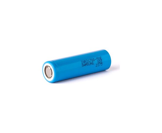 Акумулятор 21700 4900mAh, 10A, 4.2/3.6/2.5V, Blue Samsung (INR21700-50E / 31895)