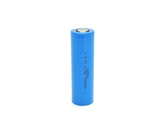 Аккумулятор 21700 4500mAh, 3.7V, Blue, FlatTop Vipow (ICR21700-4500mAhFT / 31079)