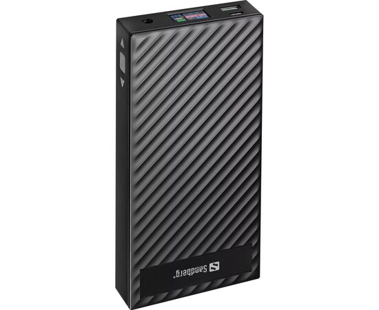 Батарея универсальная Sandberg 30000mAh PD/100W, DC/3-24V/120W, QC/3.0 (420-88), изображение 2 Батарея универсальная Sandberg 30000mAh PD/100W, DC/3-24V/120W, QC/3.0 (420-88), изображение 2