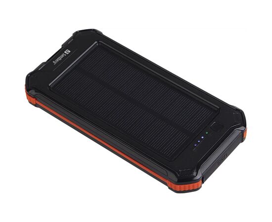 Батарея универсальная Sandberg 10000 mAh, Solar:5V/250mA, power-through, IP54, flashlight (420-72), изображение 3 Батарея универсальная Sandberg 10000 mAh, Solar:5V/250mA, power-through, IP54, flashlight (420-72), изображение 3