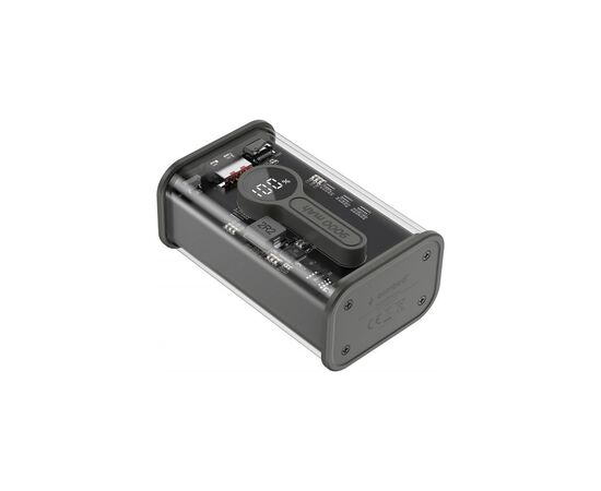 Батарея универсальная Gembird 9000mAh, QC3.0, Transparent (PB09-TQC3-01), изображение 4 Батарея универсальная Gembird 9000mAh, QC3.0, Transparent (PB09-TQC3-01), изображение 4