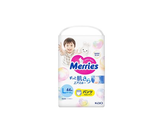 Подгузники Merries Трусики Super Jumbo L (9-14 кг) 44 шт. (4901301425874)