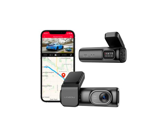 Видеорегистратор LINGDU Dash Cam D200 + Micro SD 64GB (D200), изображение 2 Видеорегистратор LINGDU Dash Cam D200 + Micro SD 64GB (D200), изображение 2