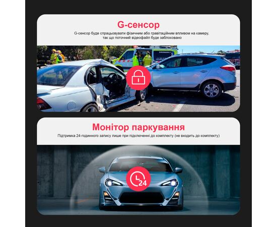 Видеорегистратор LINGDU Dash Cam LD01 + Micro SD 64GB (LD01), изображение 5 Видеорегистратор LINGDU Dash Cam LD01 + Micro SD 64GB (LD01), изображение 5
