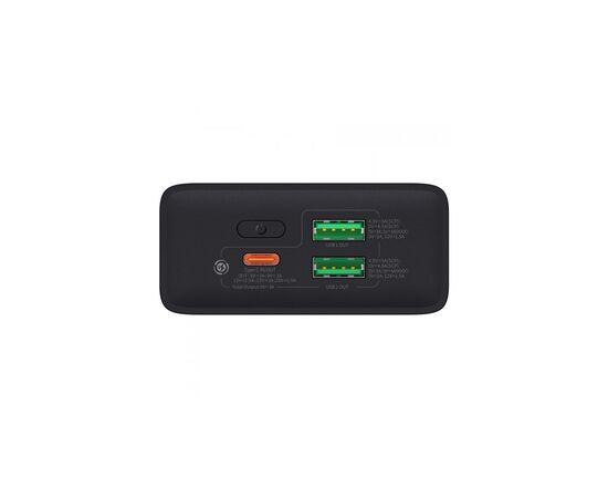 Батарея универсальная Baseus Adaman 2 20000mAh 30W, PD, QC/3.0, SCP, Oppo Super VOOC (PPAD050101), изображение 5 Батарея универсальная Baseus Adaman 2 20000mAh 30W, PD, QC/3.0, SCP, Oppo Super VOOC (PPAD050101), изображение 5