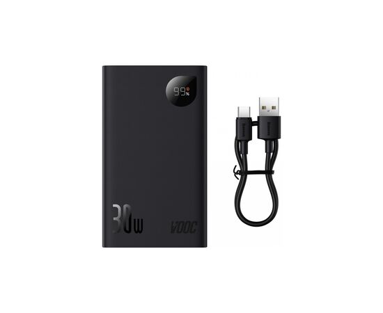 Батарея универсальная Baseus Adaman 2 20000mAh 30W, PD, QC/3.0, SCP, Oppo Super VOOC (PPAD050101), изображение 6 Батарея универсальная Baseus Adaman 2 20000mAh 30W, PD, QC/3.0, SCP, Oppo Super VOOC (PPAD050101), изображение 6