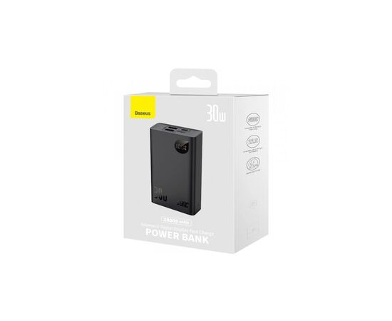 Батарея универсальная Baseus Adaman 2 20000mAh 30W, PD, QC/3.0, SCP, Oppo Super VOOC (PPAD050101), изображение 7 Батарея универсальная Baseus Adaman 2 20000mAh 30W, PD, QC/3.0, SCP, Oppo Super VOOC (PPAD050101), изображение 7