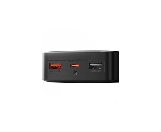 Батарея универсальная Baseus Bipow 20000mAh 25W, PD, QC + cable USB-C/60W (PPBD080001), изображение 5 Батарея универсальная Baseus Bipow 20000mAh 25W, PD, QC + cable USB-C/60W (PPBD080001), изображение 5