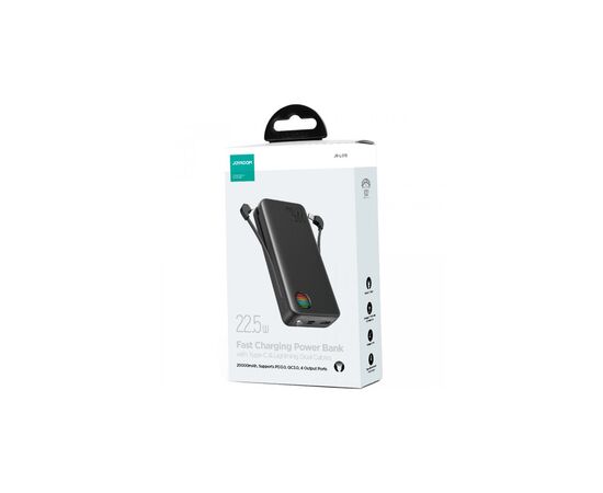 Батарея универсальная JOYROOM 20000mAh 22.5W, PD, QC/3.0 (JR-L015), изображение 5 Батарея универсальная JOYROOM 20000mAh 22.5W, PD, QC/3.0 (JR-L015), изображение 5