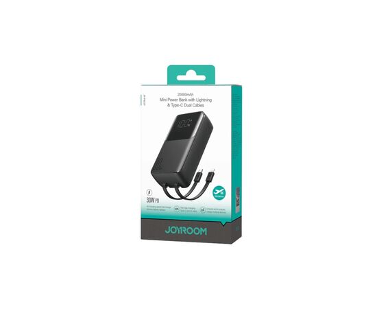 Батарея универсальная JOYROOM 20000mAh 30W, PD (JR-PBC07), изображение 7 Батарея универсальная JOYROOM 20000mAh 30W, PD (JR-PBC07), изображение 7
