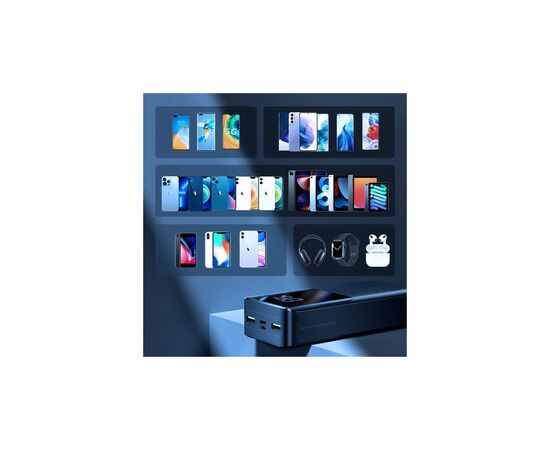 Батарея универсальная JOYROOM 30000mAh 30W, PD, QC/3.0, AFC (JR-QP193), изображение 8 Батарея универсальная JOYROOM 30000mAh 30W, PD, QC/3.0, AFC (JR-QP193), изображение 8