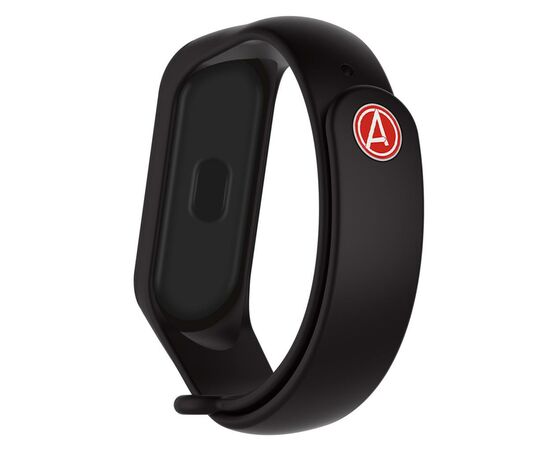 Ремінець до фітнес браслета Armorstandart Superhero Edition for Xiaomi Mi Band 4/3 Avengers Black (ARM55060)