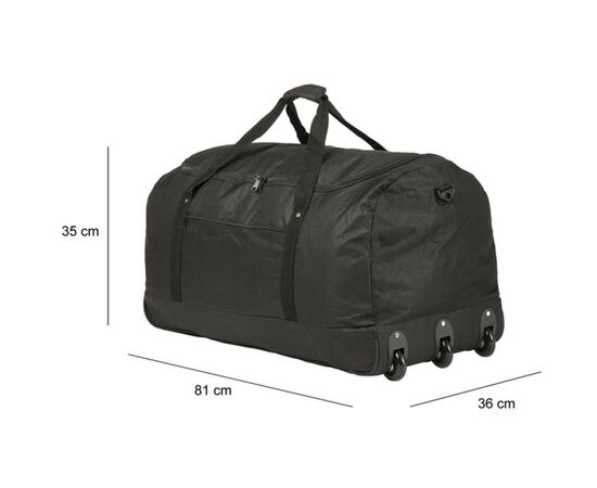 Дорожня сумка TravelZ на колесах Wheelbag 100 Black (927291), зображення 2 Дорожня сумка TravelZ на колесах Wheelbag 100 Black (927291), зображення 2