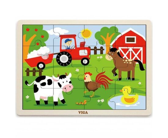 Пазл Viga Toys Ферма (51448)