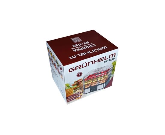 Сушка для овощей и фруктов Grunhelm BY1159, изображение 5 Сушка для овощей и фруктов Grunhelm BY1159, изображение 5