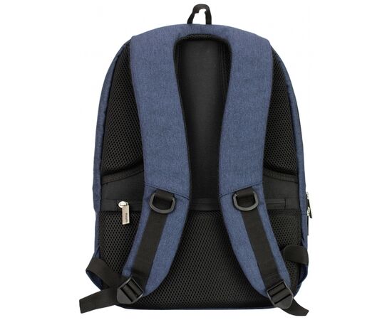 Рюкзак школьный Optima 17" USB унисекс Синий (O96907-02), изображение 2 Рюкзак школьный Optima 17" USB унисекс Синий (O96907-02), изображение 2