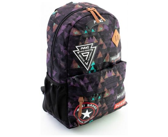 Рюкзак шкільний Maxi 16.5" Коричневий (APS-5054Hbrown)