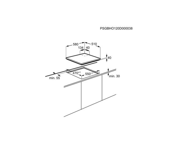 Варочная поверхность Electrolux EGE 6182 NOK (EGE6182NOK), изображение 5 Варочная поверхность Electrolux EGE 6182 NOK (EGE6182NOK), изображение 5