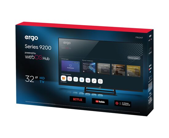 Телевизор Ergo 32WHS9200, изображение 6 Телевизор Ergo 32WHS9200, изображение 6