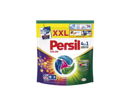 Капсули для прання Persil 4in1 Discs Color Deep Clean 40 шт. (9000101599497)