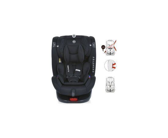 Автокресло El Camino ME 1114 Everest Black (ME 1114 black), изображение 2 Автокресло El Camino ME 1114 Everest Black (ME 1114 black), изображение 2