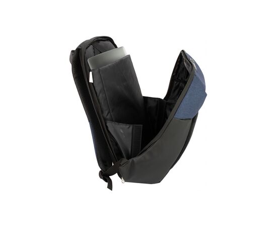 Рюкзак школьный Optima 17" USB унисекс Синий (O96914-02), изображение 4 Рюкзак школьный Optima 17" USB унисекс Синий (O96914-02), изображение 4