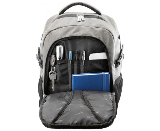 Рюкзак школьный Optima 18.5" 2 в 1 Серый (O96908-02), изображение 7 Рюкзак школьный Optima 18.5" 2 в 1 Серый (O96908-02), изображение 7