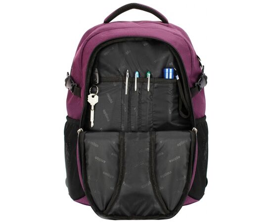 Рюкзак школьный Optima 18.5" 2 в 1 Фиолетовый (O96908-03), изображение 6 Рюкзак школьный Optima 18.5" 2 в 1 Фиолетовый (O96908-03), изображение 6