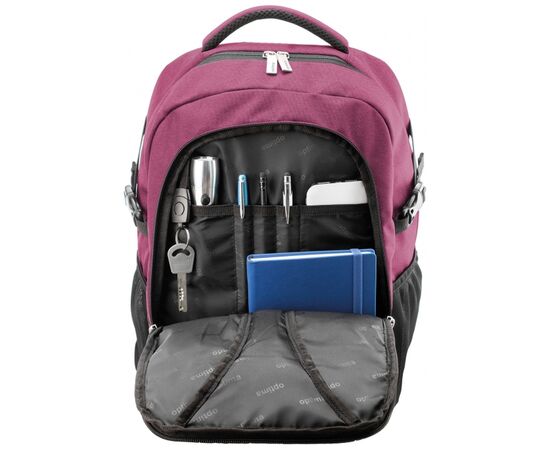 Рюкзак школьный Optima 18.5" 2 в 1 Фиолетовый (O96908-03), изображение 7 Рюкзак школьный Optima 18.5" 2 в 1 Фиолетовый (O96908-03), изображение 7