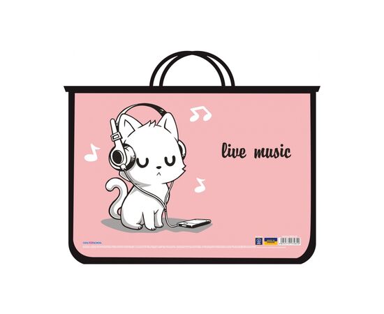 Папка - портфель Cool For School А4 пластиковий на блискавці Beauty (CF30001-02)