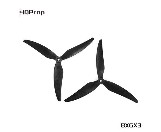 Пропеллер для дрона HQProp 8x6x3 2CW + 2CCW Black (MQ8X6X3B-GRN)