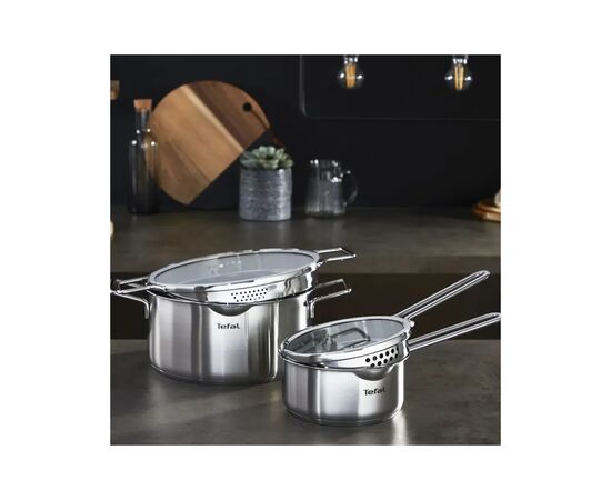 Набор посуды Tefal Nordica 10 предметів (H852SA56), изображение 4 Набор посуды Tefal Nordica 10 предметів (H852SA56), изображение 4