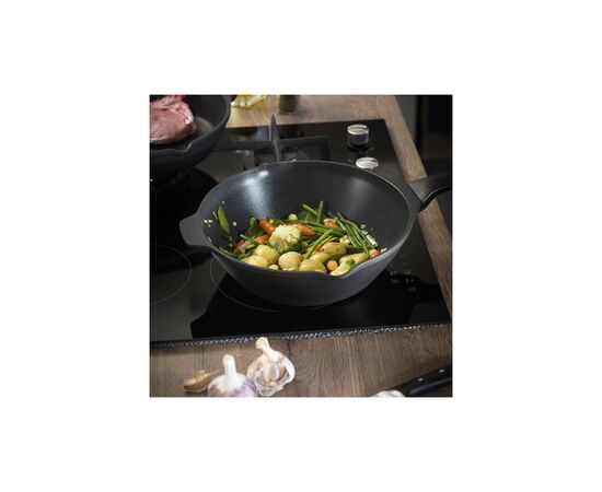 Сковорода Tefal Robusto Wok 28 см (E2491944), зображення 4 Сковорода Tefal Robusto Wok 28 см (E2491944), зображення 4