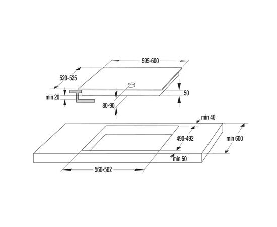 Варочная поверхность Gorenje EC642CLI, изображение 11 Варочная поверхность Gorenje EC642CLI, изображение 11