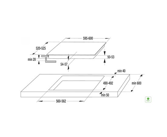 Варочная поверхность Gorenje ECT643BX, изображение 7 Варочная поверхность Gorenje ECT643BX, изображение 7