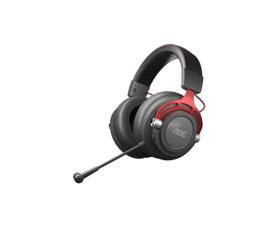 Наушники AOC GH401 50 мм Wireless/3.5мм/USB Multi Platform connect Black (GH401), изображение 2 Наушники AOC GH401 50 мм Wireless/3.5мм/USB Multi Platform connect Black (GH401), изображение 2