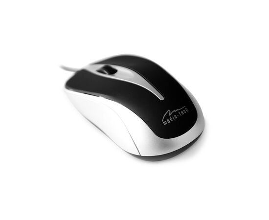 Мышка Media-Tech Plano USB Silver (MT1091S), изображение 2 Мышка Media-Tech Plano USB Silver (MT1091S), изображение 2