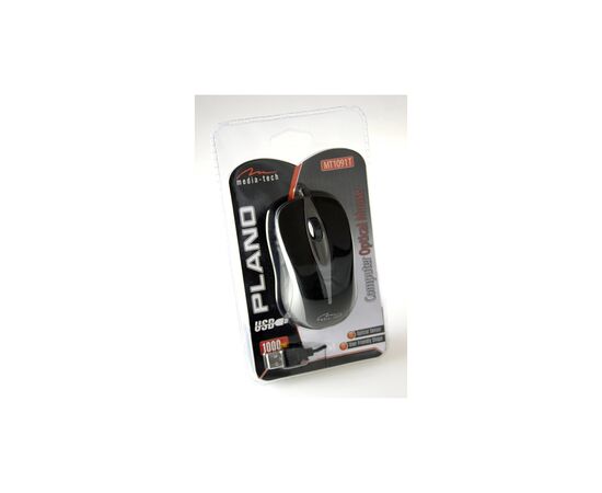 Мышка Media-Tech Plano USB Grey (MT1091T), изображение 3 Мышка Media-Tech Plano USB Grey (MT1091T), изображение 3