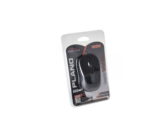 Мышка Media-Tech Plano USB Black (MT1091K), изображение 3 Мышка Media-Tech Plano USB Black (MT1091K), изображение 3