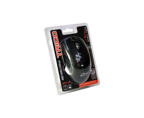 Мышка Media-Tech Trico Wireless Black (MT1114), изображение 5 Мышка Media-Tech Trico Wireless Black (MT1114), изображение 5